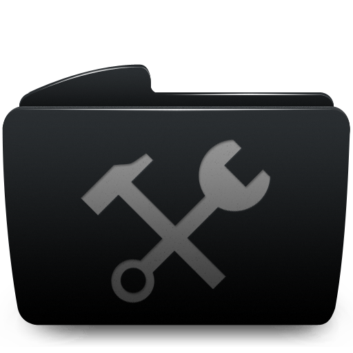 Utilities black folder