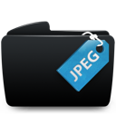 Folder jpeg black