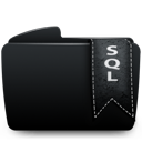 Folder sql black