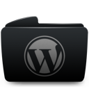 Folder black wordpress