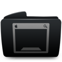 Desktop folder black