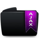 Folder black ajax