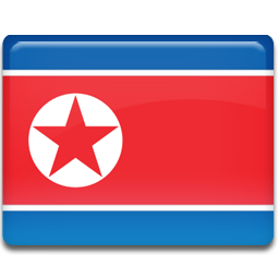 North korea flag