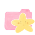 Starry candy folder