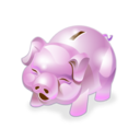 Accounting piggy bank money