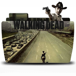 Folder walking tv dead