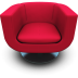 Magenta seat chair