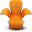 Orange seat chair