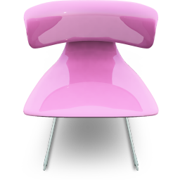 Pink seat chair