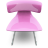 Pink seat chair