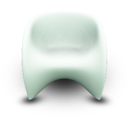 White seat chair