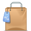 Buy webshop shopping bag tag