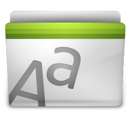 Font folder