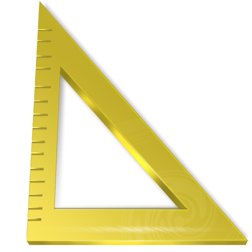 Ruler measure triangle