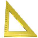 Ruler measure triangle