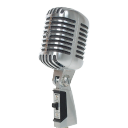 Microphone vintage sticky