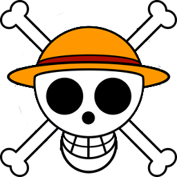 Luffys flag manga skull chopper hat bones dead