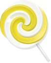 Lollypop yellow candy