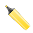 Highlighter pen marker yellow