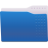 Blue folder places