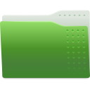 Green folder places