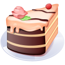 Food cake piece