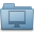 Blue computer folder