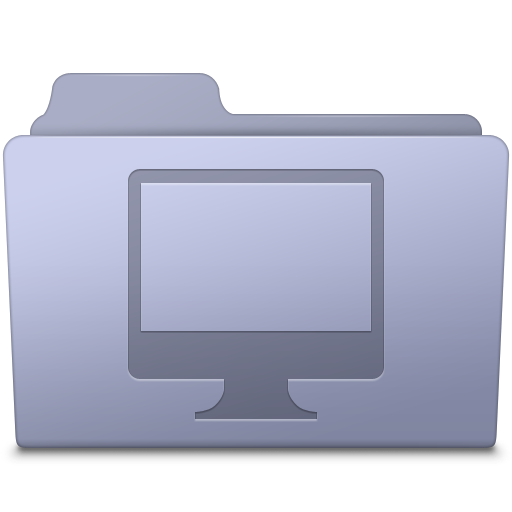 Lavender folder computer