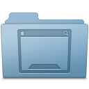 Blue folder desktop