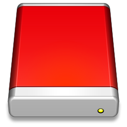 Drives red drive external