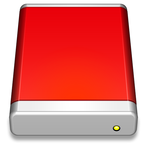 Drives red drive external