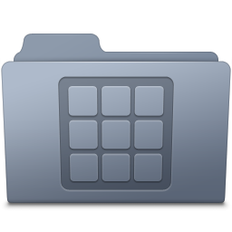 Folder graphite icons