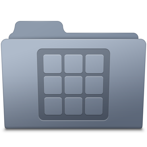 Folder graphite icons