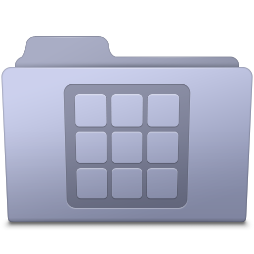 Lavender folder icons