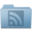 Blue folder rss