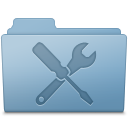 Blue folder utilities