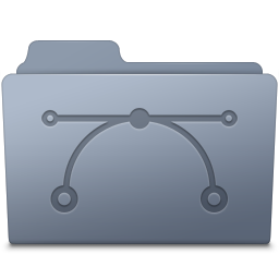 Vector folder graphite