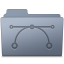 Vector folder graphite