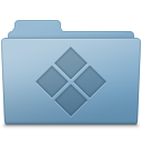 Windows folder blue apple logofolder apple