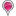 Map marker bubble pink arrow