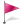 Map marker flag right pink