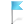 Map marker flag right azure