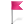 Map marker flag right pink