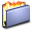 Burn blue folder