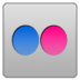 Flickr network internet social logo