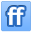 Friendfeed network internet social logo