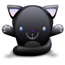 Cat pet black animal