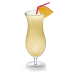 Cocktail pina colada drinks