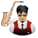 Saxophone musician