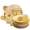 Piggy bank deposit money cash savings